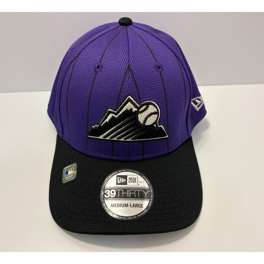 New Era On Field Colorado Rockies 2025 Batting Practice 39THIRTY Flex Hat Sz M/L